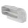 V-ZUG Prime Flachkanalbogen 90°, vertikal für Flachkanal, B 222 x H 89 x T 157 mm