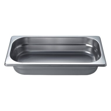 V-ZUG Garbehälter ungelocht, 1/3 GN, B 325 x T 177 x H 65 mm