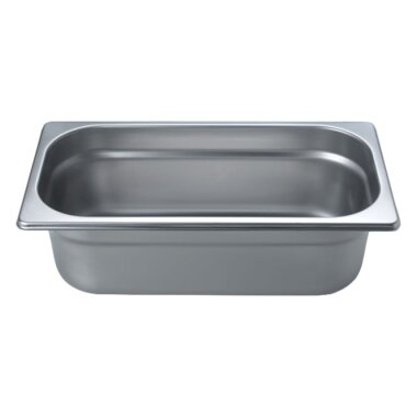 V-ZUG Garbehälter ungelocht, 1/3 GN, B 325 x T 177 x H 100 mm