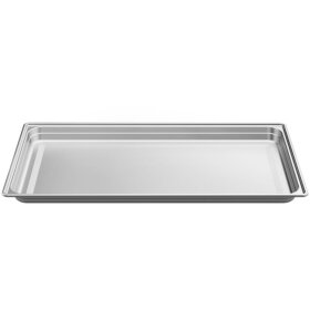 V-ZUG Edelstahlblech ungelocht, B 629 x T 370 x H 28 mm