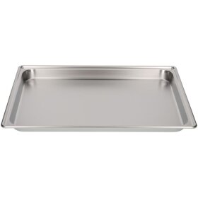 V-ZUG Edelstahlblech ungelocht, B 430 x T 370 x H 25 mm