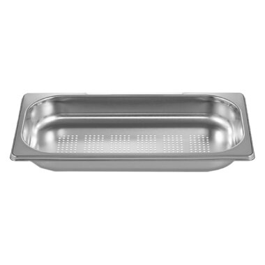 V-ZUG Garbehälter gelocht, 1/3 GN, B 325 x T 177 x H 65 mm