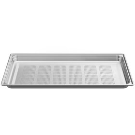 V-ZUG Edelstahlblech gelocht, B 629 x T 370 x H 28 mm