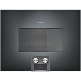 Gaggenau bm455100, 400 series, built-in compact oven with...