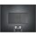 Gaggenau bm455100, 400 series, built-in compact oven with microwave function, 60 x 45 cm, door hinge: left, anthracite