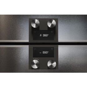 Gaggenau bm484110, 400 series, built-in compact oven with microwave function, 76 x 45 cm, door hinge: right, stainless steel behind glass