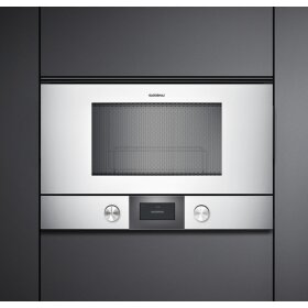 Gaggenau BMP224130, Serie 200, Mikrowelle, Türanschlag: rechts, Gaggenau Silber