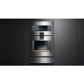 Gaggenau DV461110, Series 400, vacuum drawer, 60 x 14 cm, stainless steel backed full glass door