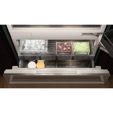 Gaggenau 400 series, Vario built-in fridge-freezer with freezer section below, 212.5 x 90.8 cm, rb492304