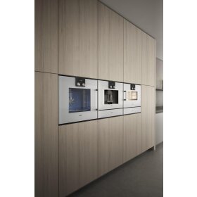 Gaggenau bop250132, 200 series, built-in oven, 60 x 60 cm, door hinge: right, silver