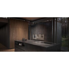 Gaggenau bo421112, 400 series, built-in oven, 60 x 60 cm, door hinge: left, stainless steel behind glass