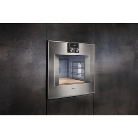 Gaggenau BO451112, Serie 400, Backofen, 60 x 60 cm, Türanschlag: links, Edelstahl-hinterlegte Vollglastür