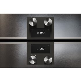 Gaggenau bo451112, 400 series, built-in oven, 60 x 60 cm, door hinge: left, stainless steel behind glass