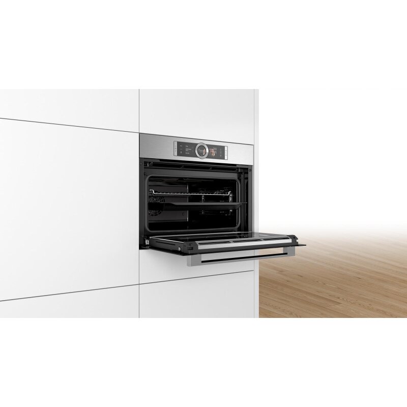 Bosch csg636bs3, series 8, built-in compact steam oven, 60 x 45 cm, s,  1.305,00 €