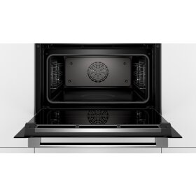 Bosch csg636bs3, series 8, built-in compact steam oven, 60 x 45 cm, stainless steel