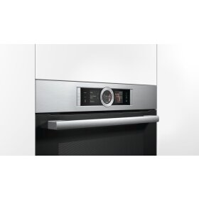 Bosch csg636bs3, series 8, built-in compact steam oven, 60 x 45 cm, stainless steel