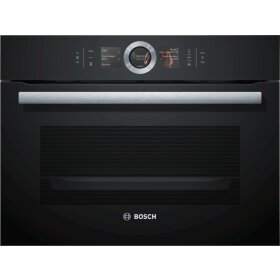 Bosch csg656rb7, series 8, built-in compact steam oven,...