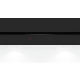 Bosch DWF97KM60, Serie 6, Wandesse, 90 cm, Klarglas schwarz bedruckt