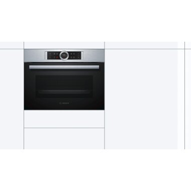 Bosch cbg635bs3, series 8, built-in compact oven, 60 x 45 cm, stainless steel