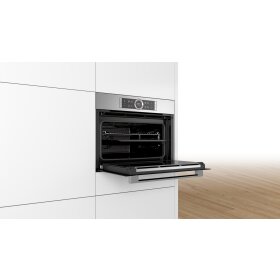 Bosch cbg635bs3, series 8, built-in compact oven, 60 x 45 cm, stainless steel