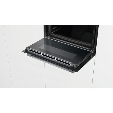 Bosch cbg675bs3, series 8, built-in compact oven, 60 x 45 cm, stainless steel