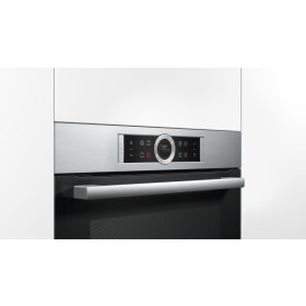 Bosch cbg675bs3, series 8, built-in compact oven, 60 x 45 cm, stainless steel