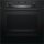Bosch hba578bb0, series 6, built-in oven, 60 x 60 cm, black