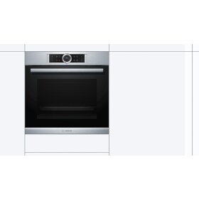 Bosch HBG635BS1, Serie 8, Einbau-Backofen, 60 x 60 cm, Edelstahl