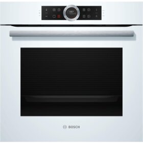 Bosch hbg635bw1, series 8, built-in oven, 60 x 60 cm, white