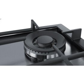Bosch pch6a5c90d, series 6, gas hob, 60 cm, stainless steel
