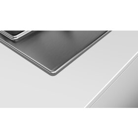 Bosch pch6a5c90d, series 6, gas hob, 60 cm, stainless steel