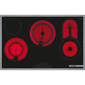 Bosch pkc845fp1d, Series 6, Electric cooktop, 80 cm, With...