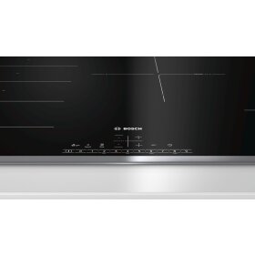 Bosch PXE845FC1E, Serie 6, Induktionskochfeld, 80 cm, Schwarz, Mit Rahmen aufliegend
