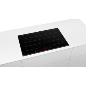 Bosch PXY875DC1E, Serie 8, Induktionskochfeld, 80 cm, Schwarz, Mit Rahmen aufliegend