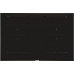 Bosch pxy875dw4e, Series 8, Induction cooktop, 80 cm, With frame surface-mounted