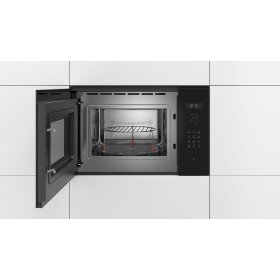 Bosch BEL554MB0, Serie 6, Einbau-Mikrowelle mit Grill, 59 x 38 cm, Schwarz