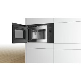 Bosch BFL524MB0, Series 6, built-in microwave, black