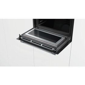 Bosch cmg633bb1, Series 8, Built-in compact oven with microwave function, 60 x 45 cm, Black