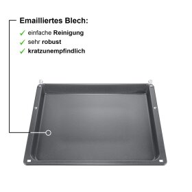 Bosch HEZ541000, Backblech, 30 x 455 x 400 mm, spülmaschinengeeignet, Backwagen-geeignet