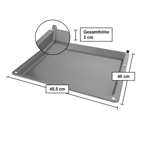 Bosch HEZ541000, Backblech, 30 x 455 x 400 mm, spülmaschinengeeignet, Backwagen-geeignet