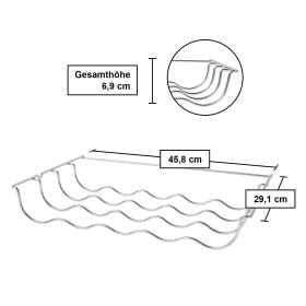 Bosch KSZ10030, Flaschenablage, 6.9 x 45.8 cm