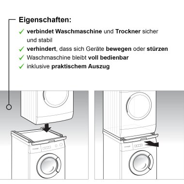 Bosch wtz11400, Accessories for washing/drying