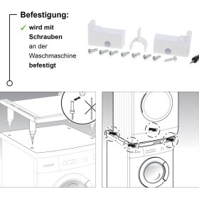 Bosch wtz11400, Accessories for washing/drying