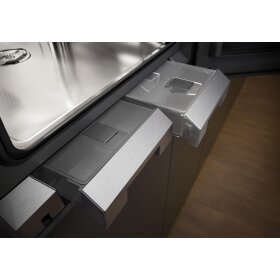 Gaggenau BS450111, Serie 400, Dampfbackofen, 60 x 45 cm, Türanschlag: rechts, Edelstahl-hinterlegte Vollglastür