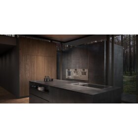 Gaggenau BS450111, Serie 400, Dampfbackofen, 60 x 45 cm, Türanschlag: rechts, Edelstahl-hinterlegte Vollglastür