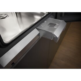 Gaggenau BS475112, Serie 400, Dampfbackofen, 60 x 45 cm, Türanschlag: links, Edelstahl-hinterlegte Vollglastür
