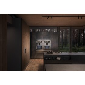 Gaggenau BS485112, Serie 400, Dampfbackofen, 76 x 45 cm, Türanschlag: links, Edelstahl-hinterlegte Vollglastür