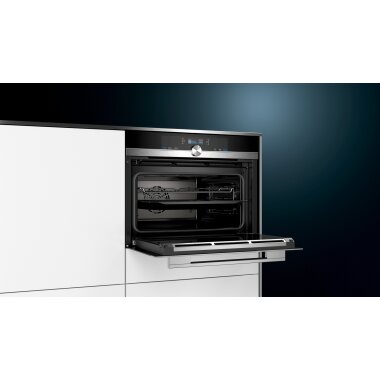 Siemens cb634gbs3, iQ700, built-in compact oven, 60 x 45 cm, stainless steel