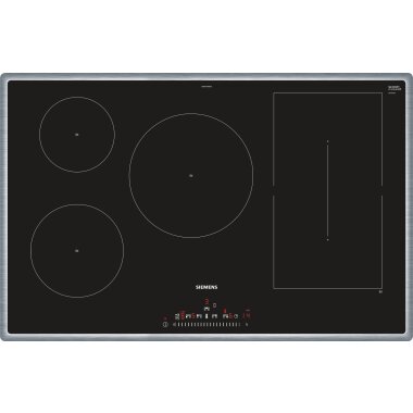 Siemens ED845FWB5E, iQ500, Induktionskochfeld, 80 cm, Schwarz, Mit Rahmen aufliegend