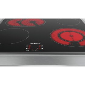 Siemens EF645BNN1E, iQ300, Elektro-Kochfeld, 60 cm, herdgesteuert, Mit Rahmen aufliegend